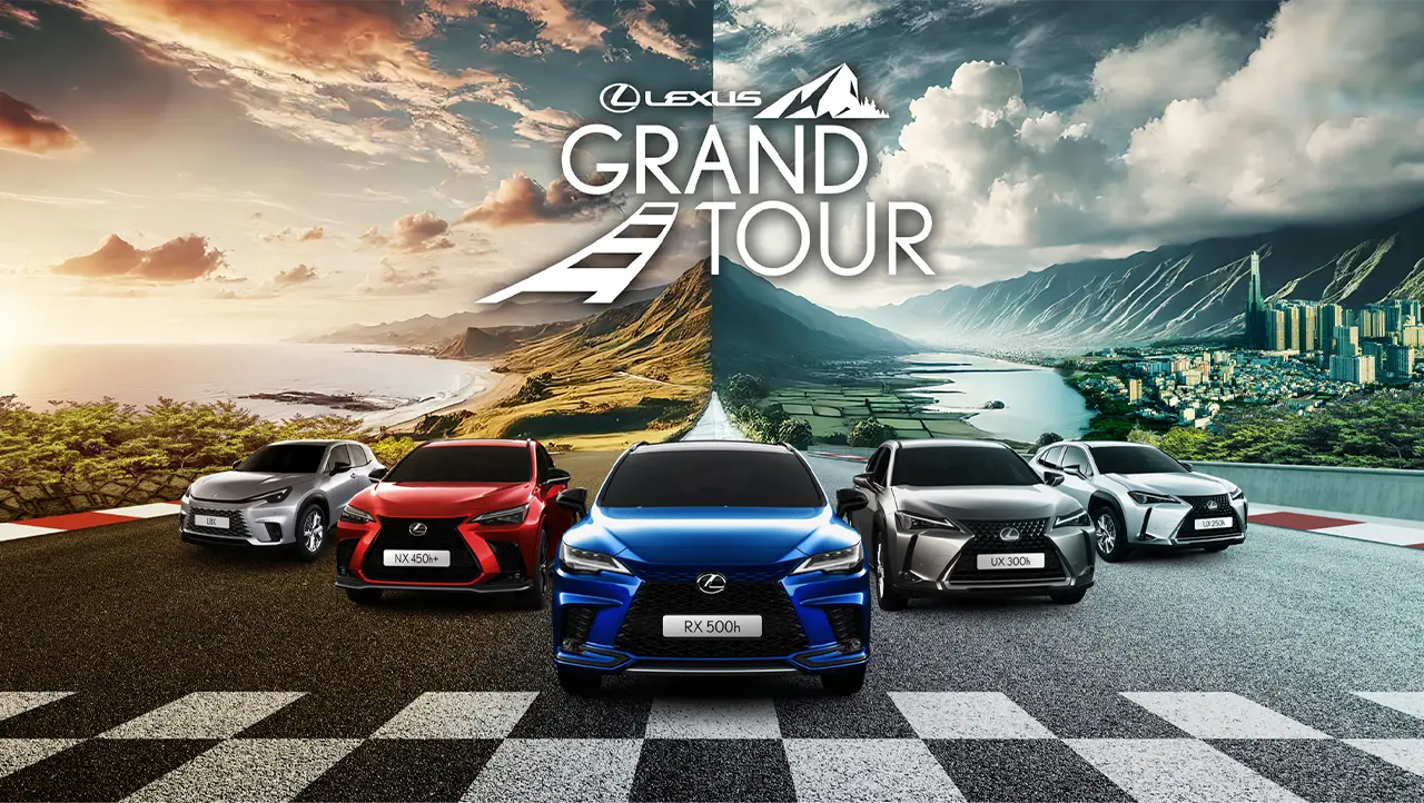 2024 Lexus Grand Tour X 賽道日主視覺