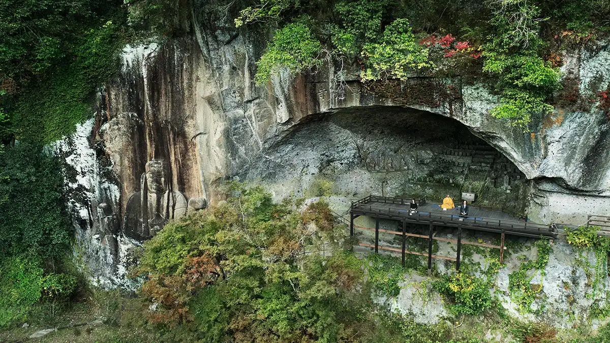 參訪隱身在大分深山的普光寺，體驗冥想的奧妙。